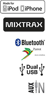 DEH_X8500BT_Logos