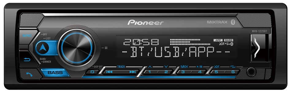 מערכת שמע לרכב עם Bluetooth דגם MVH-S325BT